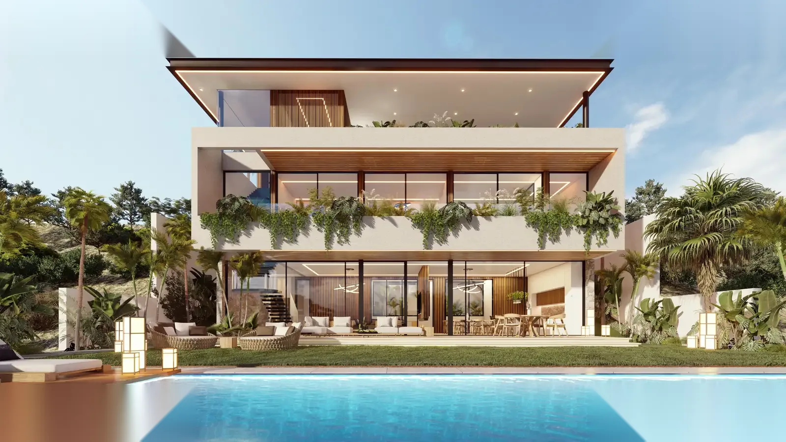 SKYHILL VILLA — interior view 1