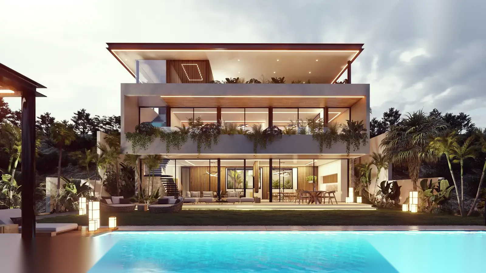 SKYHILL VILLA — interior view 3