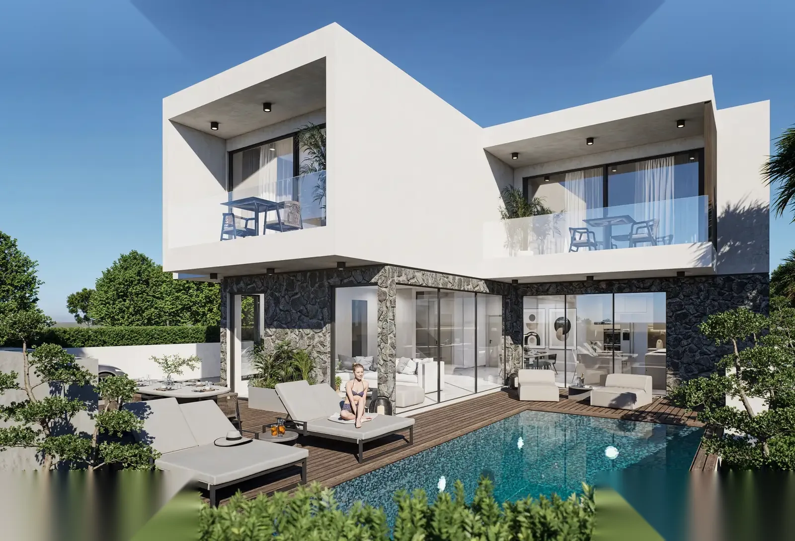 BLUE HORIZON VILLA — interior view 2