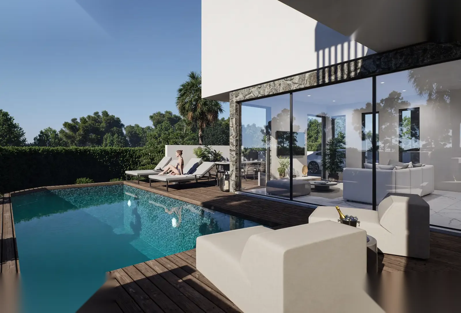 BLUE HORIZON VILLA — interior view 4