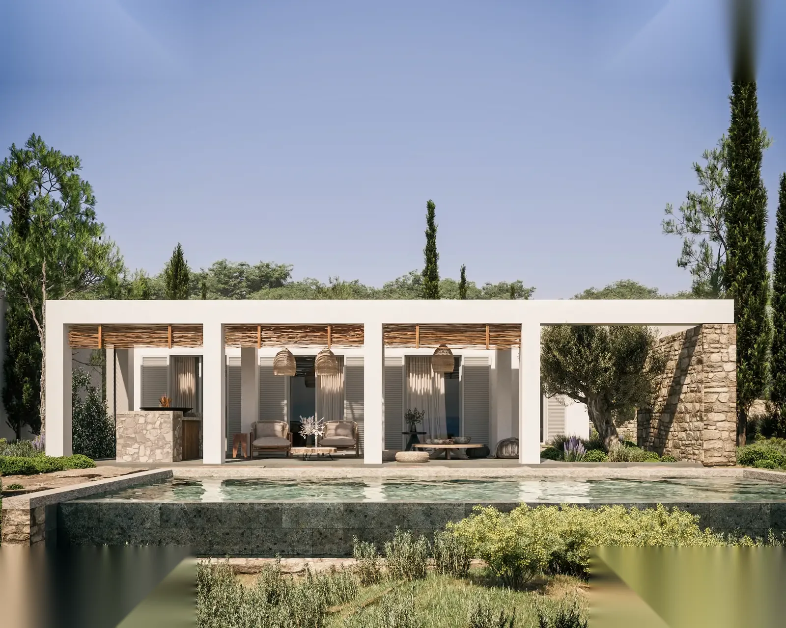 BEACHSIDE VILLAS — interior view 1