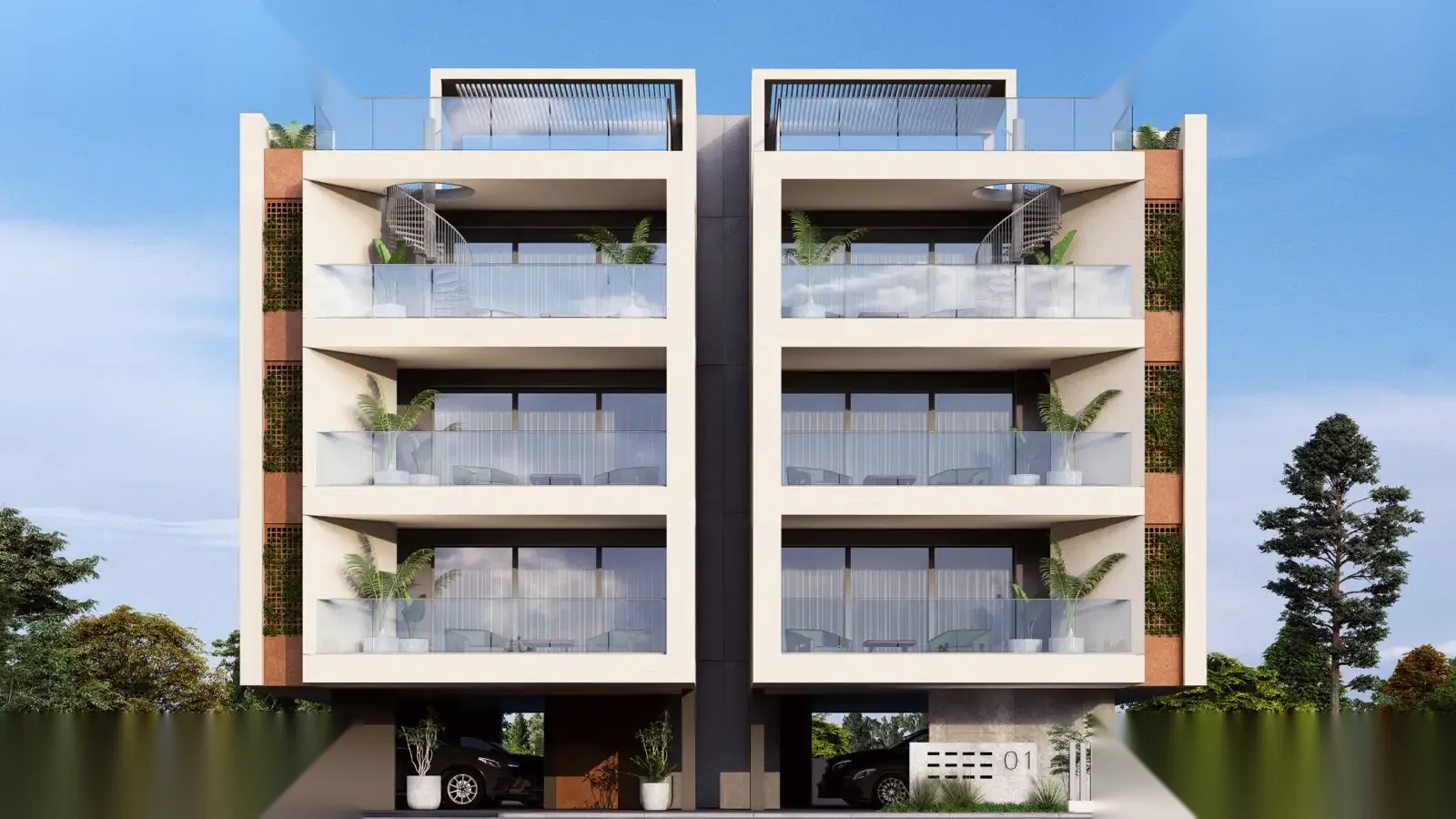 MELANIE RESIDENCE — 2-bedroom new-build in Larnaca, Cyprus